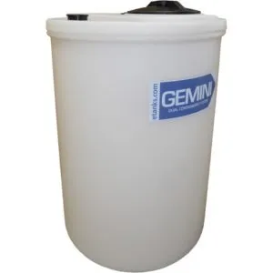 Gemini Cylindrical Tank Natural 0 62gal Flat Natural
