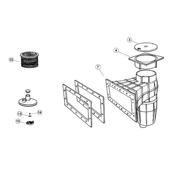 Jacuzzi WWF Series Skimmers Parts
