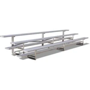 Tip & Roll Bleacher 3 Row Single Footboard