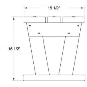 Wide Plastic Bench Dimensions