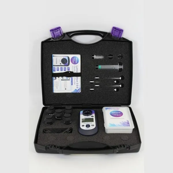 Palintest Lumiso kit inside